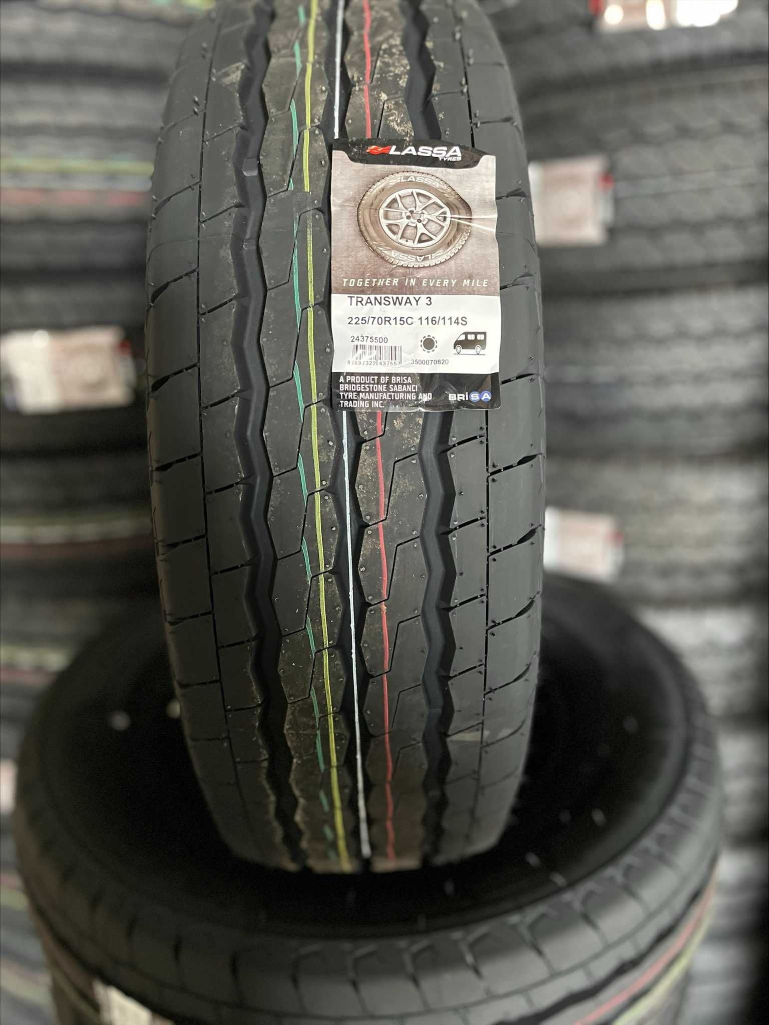 Продам шини Lassa 225/70R15C 116/114S TRANSWAY 3 Безкоштовна доставка