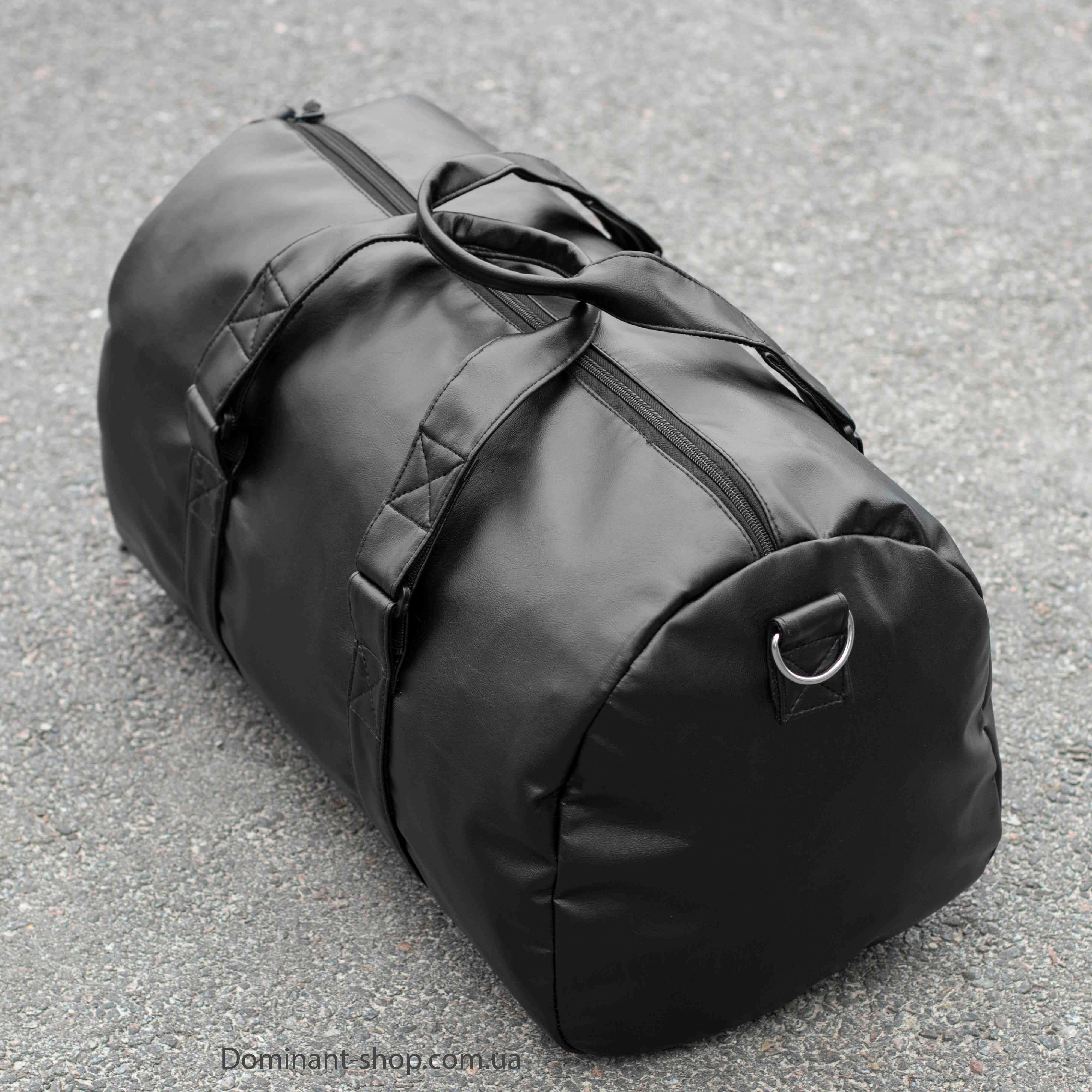 Дорожная спортивная сумка с отделом для обуви из эко кожа на 31 л