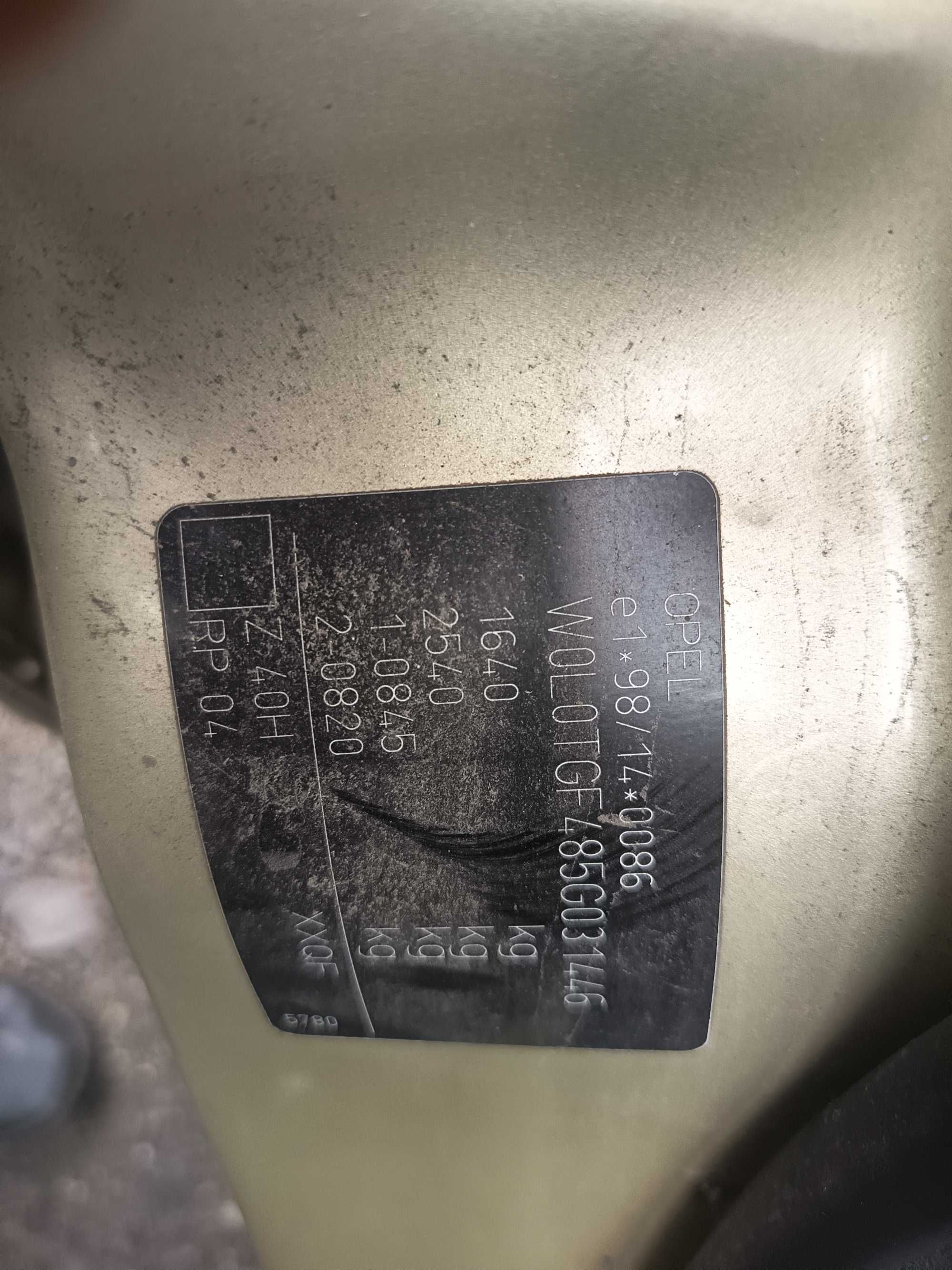 Opel Astra II G Z40H wszystkie części FV transport/dostawa
