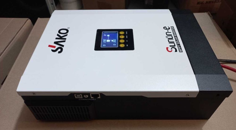 Гібридний інвертор SAKO 3000VA/2400W, 24V, струм заряду 0-80A, MPPT