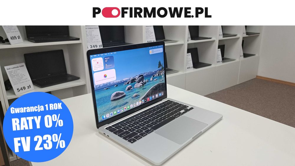 Apple MacBook Pro A2338 13" M1 16GB 512SSD Retina Klasa A Tahoe 2020