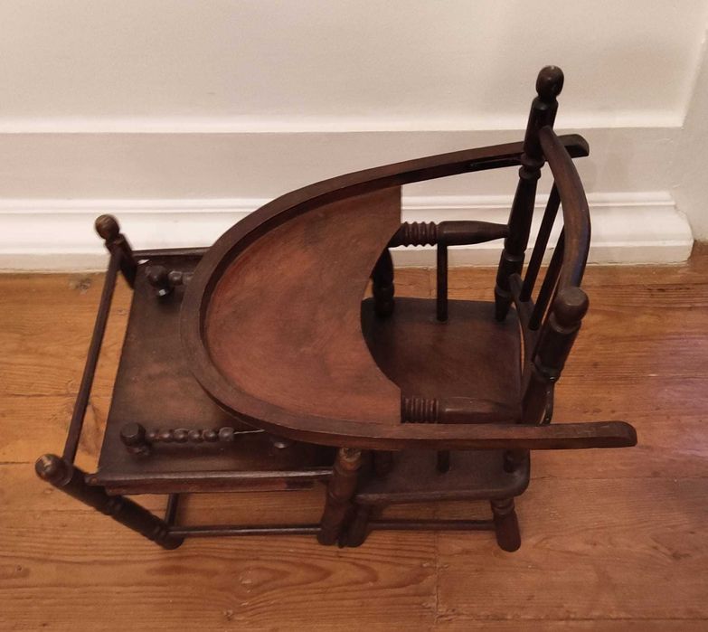 Brinquedo sec. XIX/ XX , para crianças, cadeira para boneca.