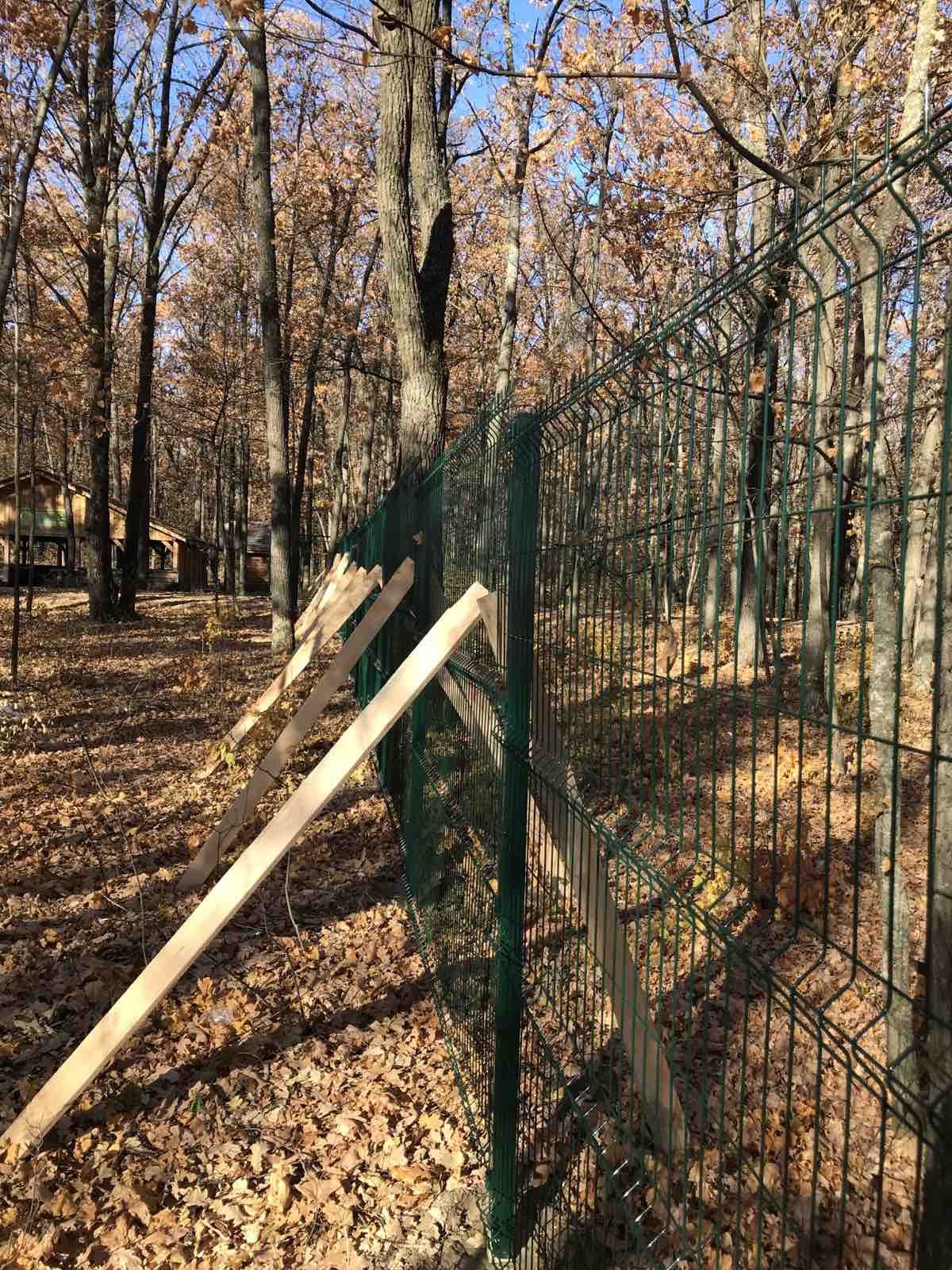 Сітка для огрожі, паркан з зварної сітки 3D, секційна огорожа