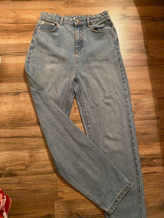 Ідеальні голубі джинси мом xxs-xs