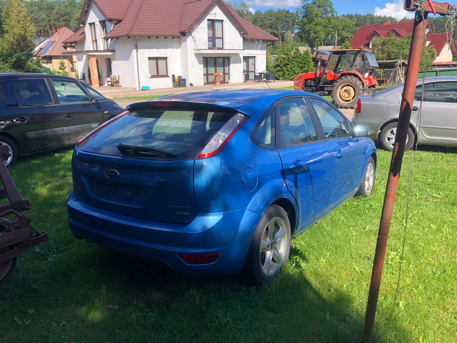 Ford focus MK2 lift HB niebieski zderzak klapa tył drzwi radio wtryski