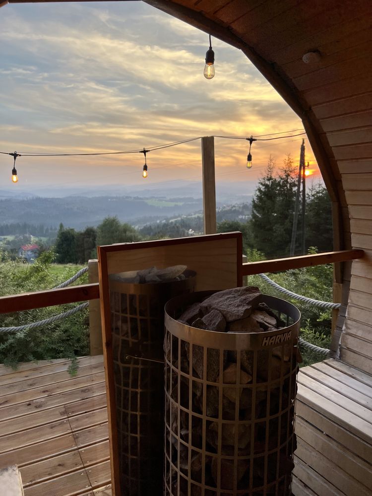 Dom w górach Wakacje Basen Koniaków Beskidy Balia Jacuzzi