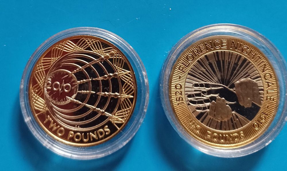 Монеты Великобритания юбилейные Елизавета 2.