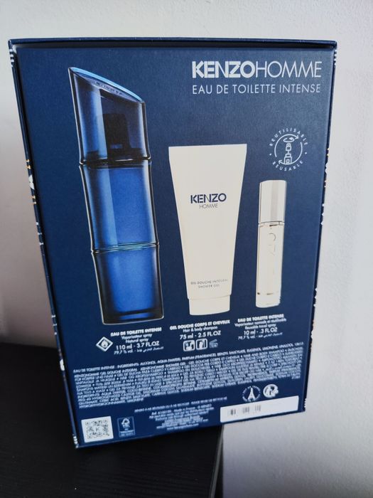 Kenzo - Homme Intense 110ml + 10ml + żel 75ml