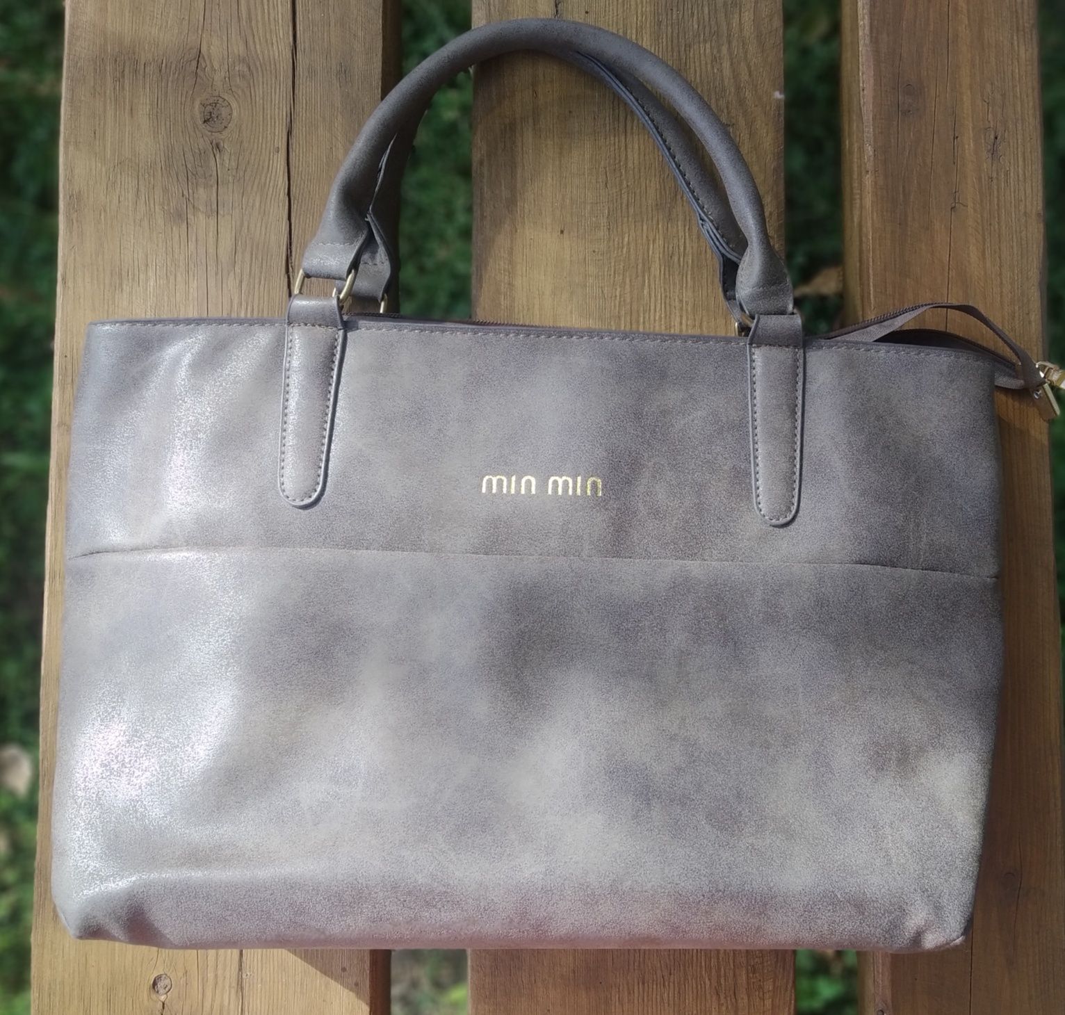 Сіра сумка Min Min
