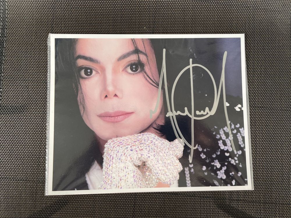 Michael Jackson Autograf z Tokio