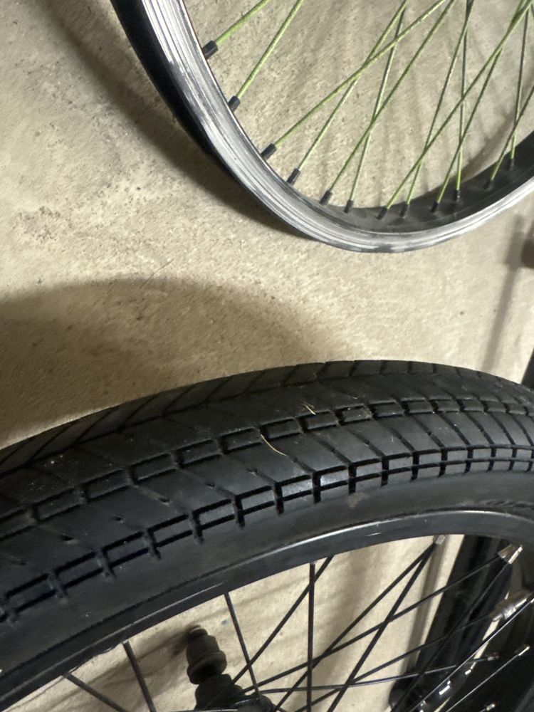 Bmx czesci rama felgi kola kolo schwalbe opona support mostek