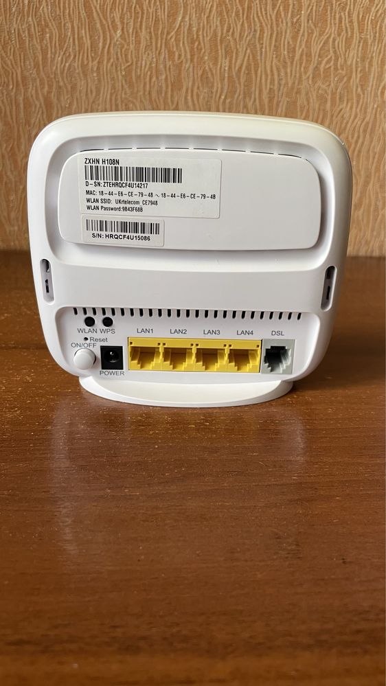 Модем ZTE H108N (TP-Link TD-W8961N)