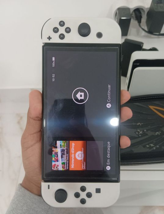 Nintendo switch oled em perfeito estado
