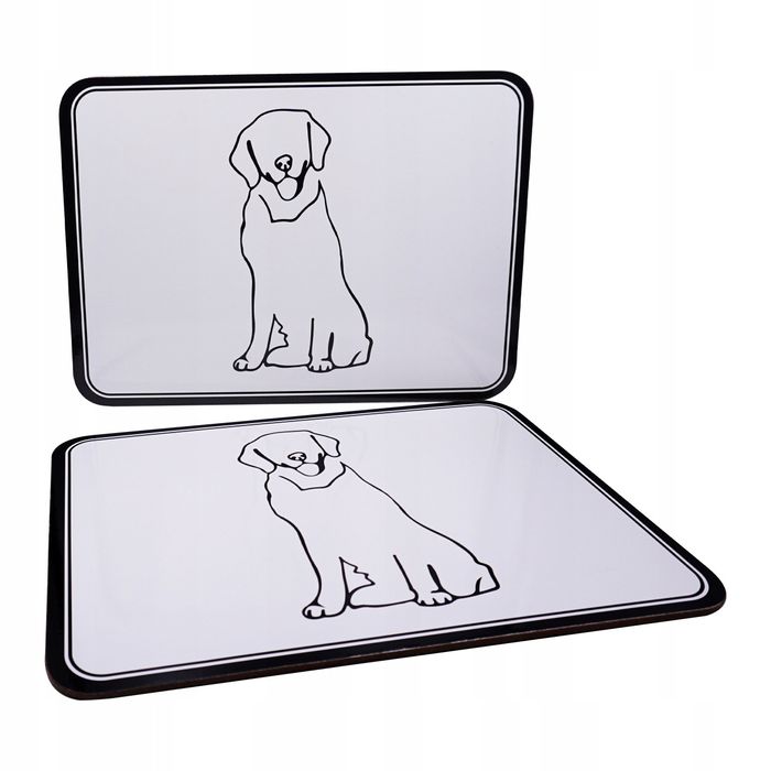 podkładka podkładki korkowe 29x21cm / 2szt pies