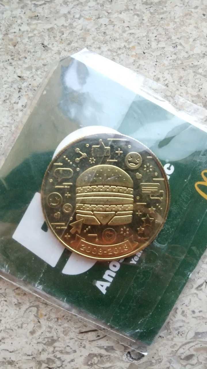 Coin MC Donalds 50 anos