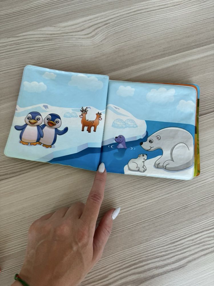 Іграшка для ігр у воді ванній мʼяка книжечка