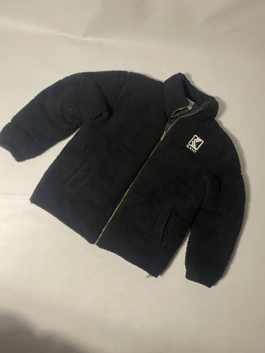 Мужская черная Шуба дубленка тедди шерпа Карл Кани Karl Kani L XL 2XL