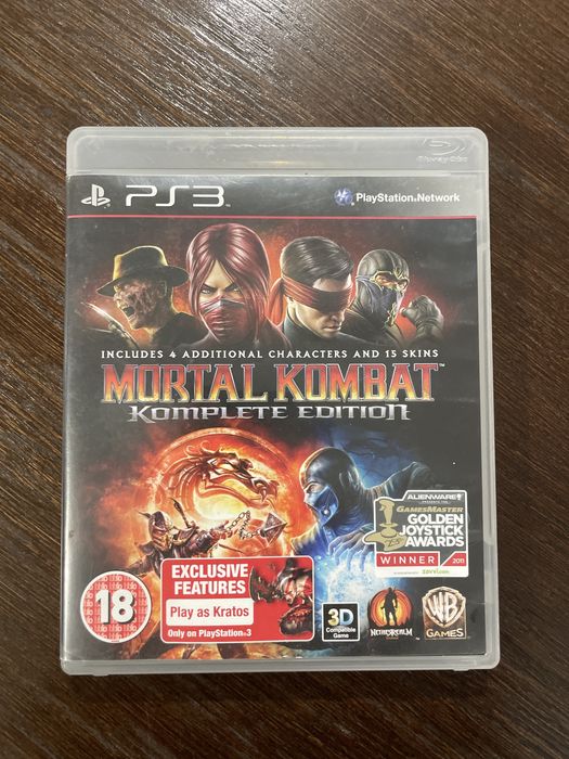 Диск на ps3 Mortal Kombat