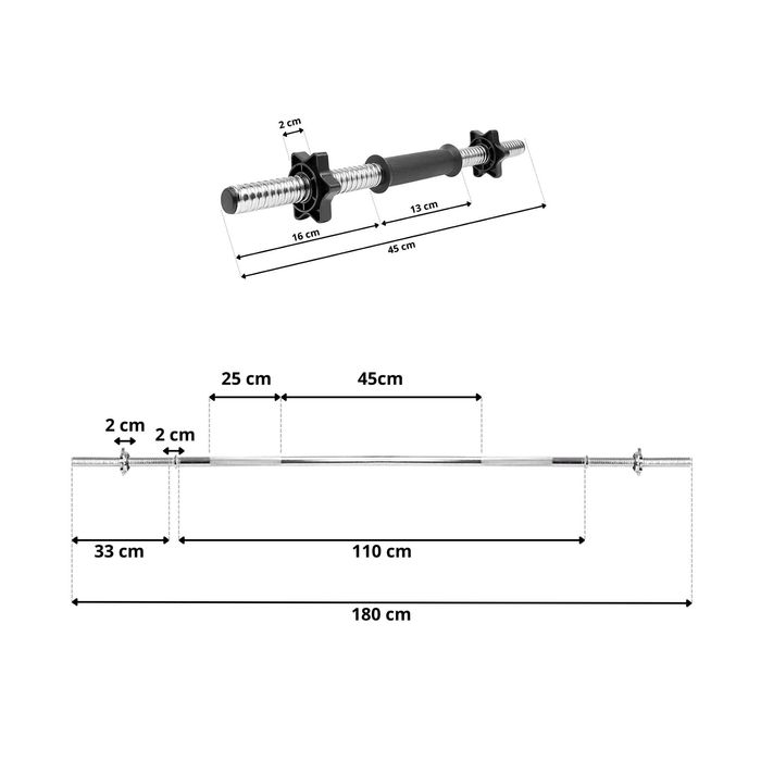 Ławka do ćwiczeń stojaki gryf hantle - zestaw kulturystyczny 110kg