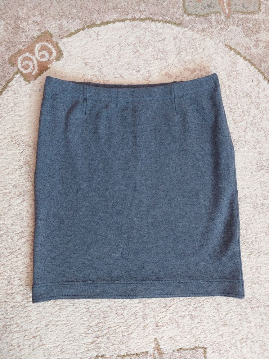 Spódnica spódniczka mini szara S