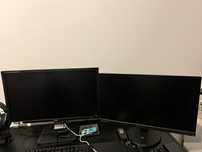 Monitor gamingowy Iiyama G-Master 144Hz + Monitor Lenovo 75Hz
