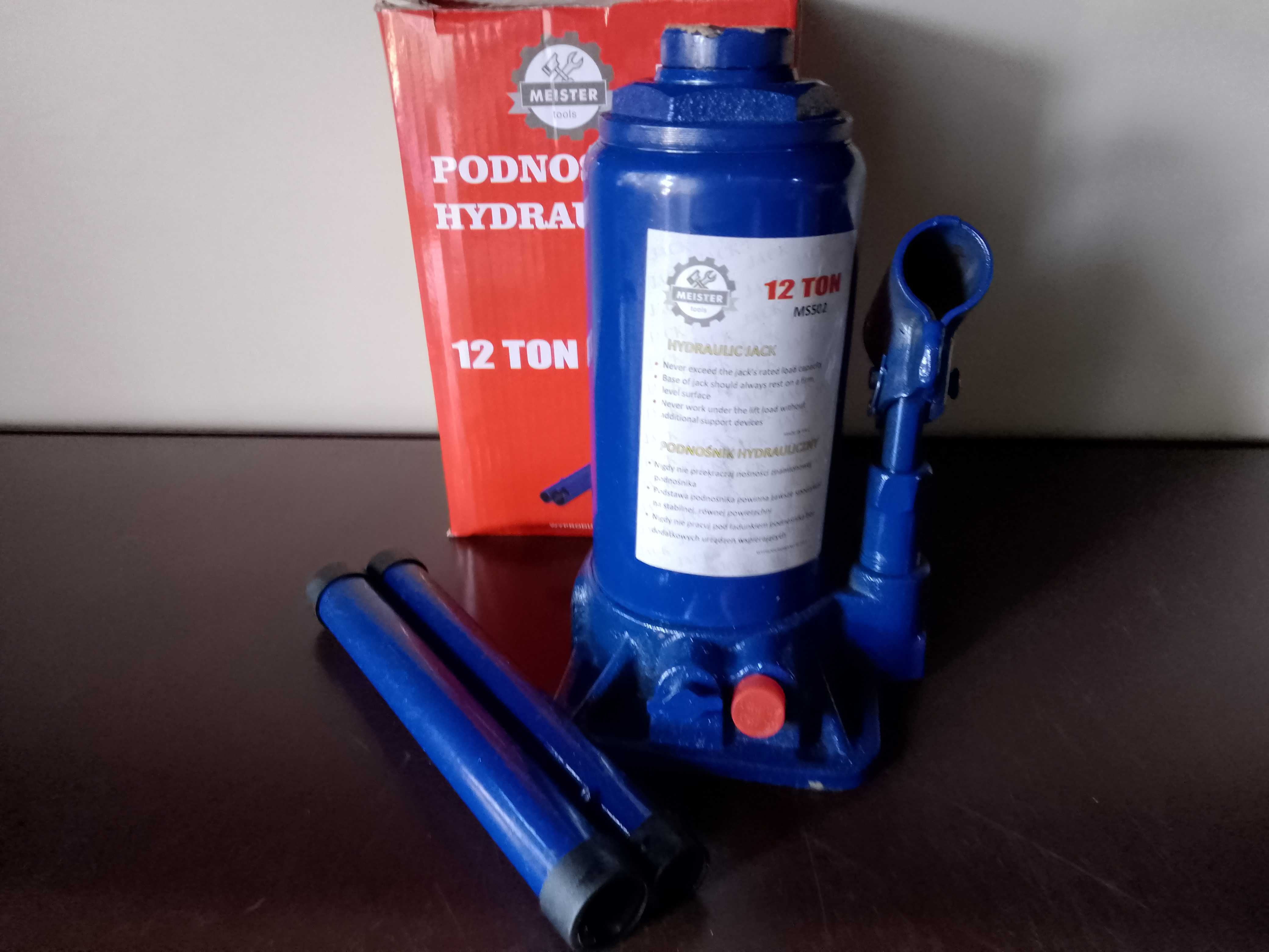 PODNOŚNIK HYDRAULICZNY 12 TON słupkowy nowy jakość meister solidny pro