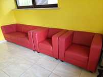 Zestaw sofa +2 fotele