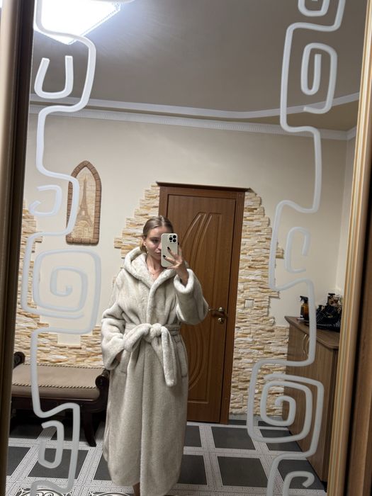 Шубка zara искуственый мех