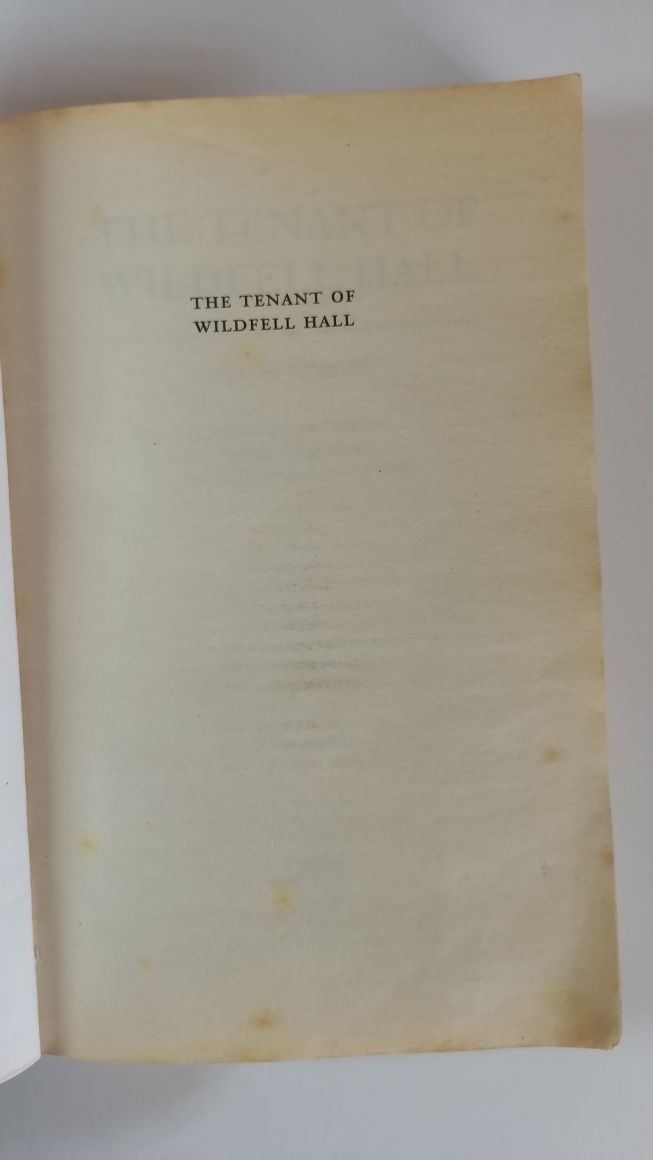 The tenant of Wildfell hall Anne Bronte