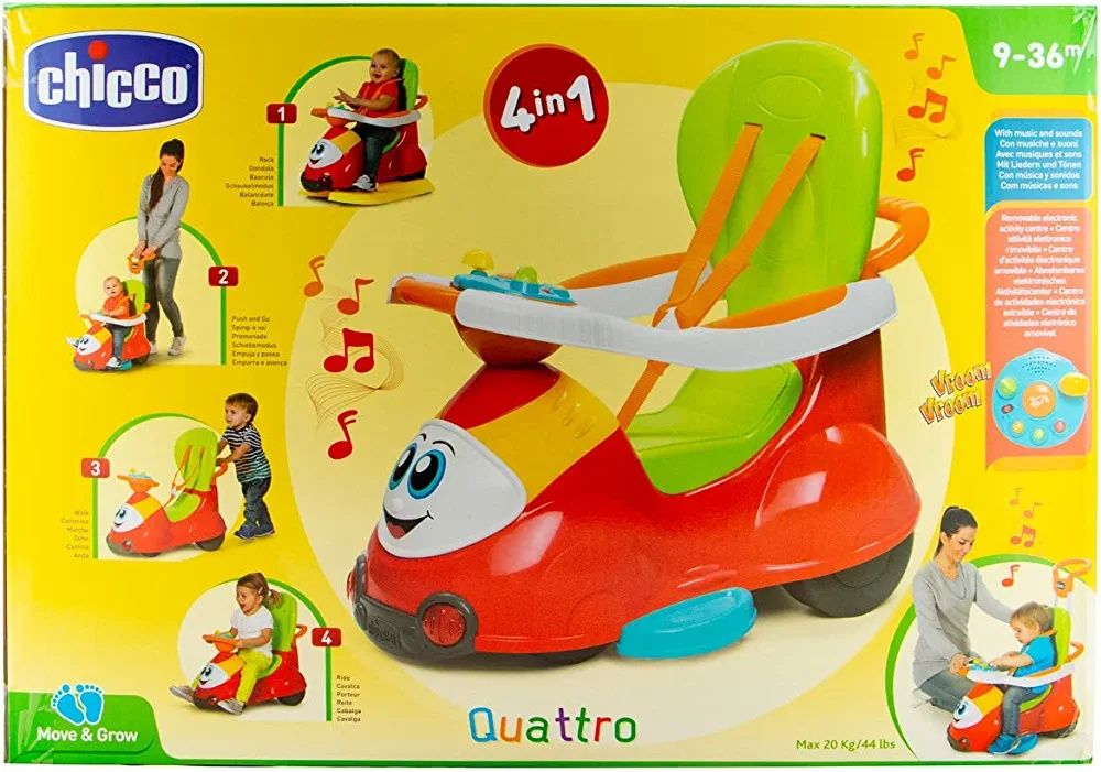 Jeździk Chicco Quattro 4w1