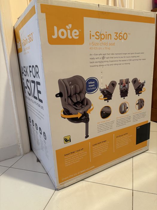 Cadeira auto joie i-spin 360 (0-4 anos)