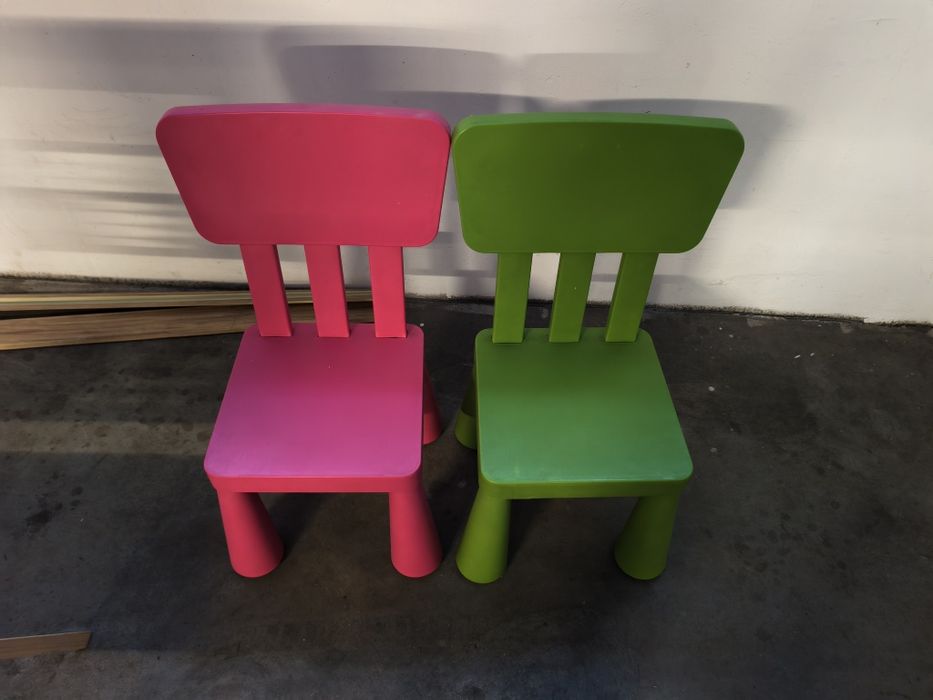 Dwa krzesełka mamut