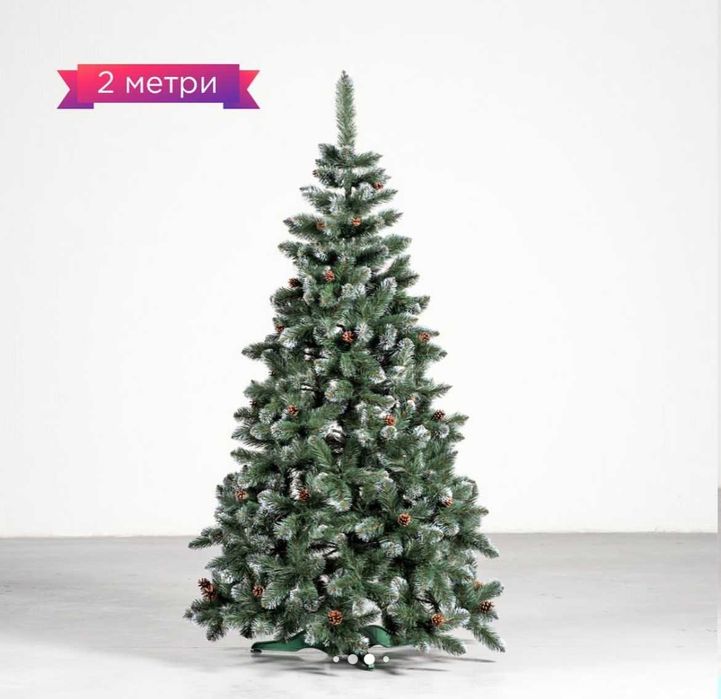 Заснеженная Пышная Ёлка искусственная Снежная Королева 1м-3м Ялинка