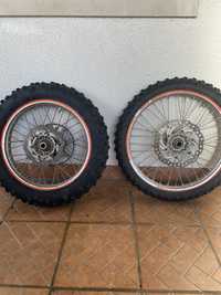 Rodas completas KTM 450 EXC-F 2004