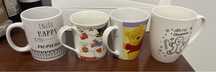 Conjunto de quatro canecas