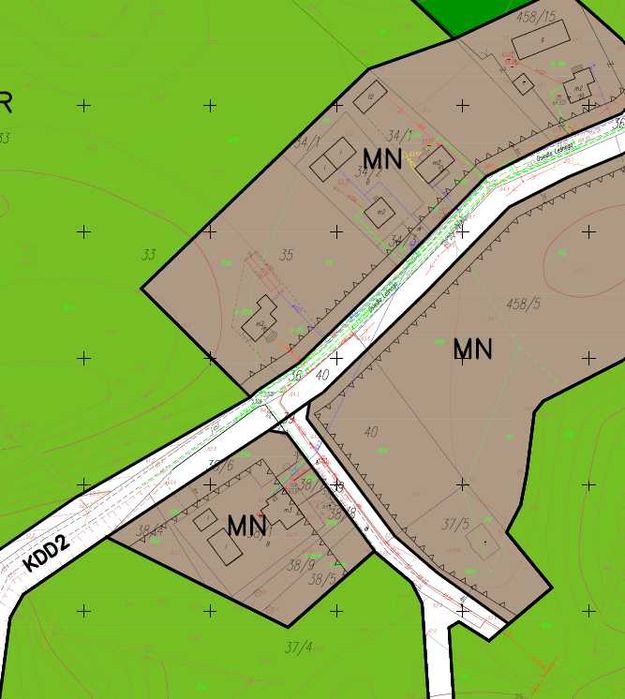 sprzedam działkę budowlana z miejscowym planem zagospodarowania