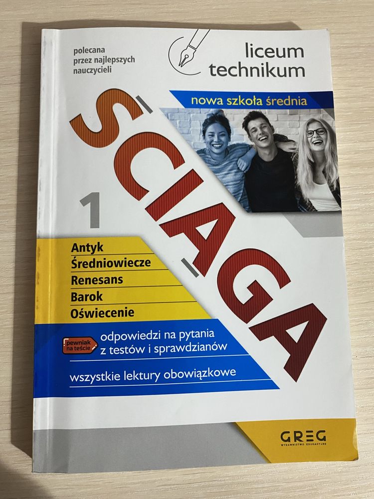 Ściąga - liceum, technikum - cz.1