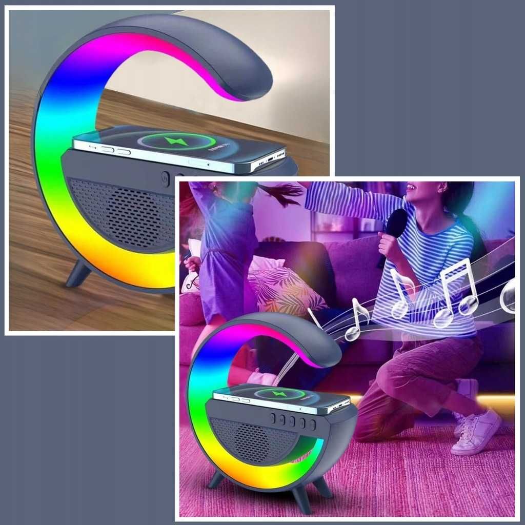 Głośnik mobilny przenośny RGB z funkcją ładowania
