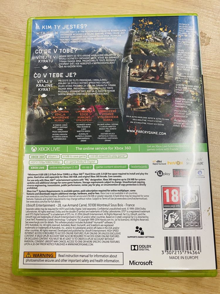 Gra Farcry 4 na Xbox 360