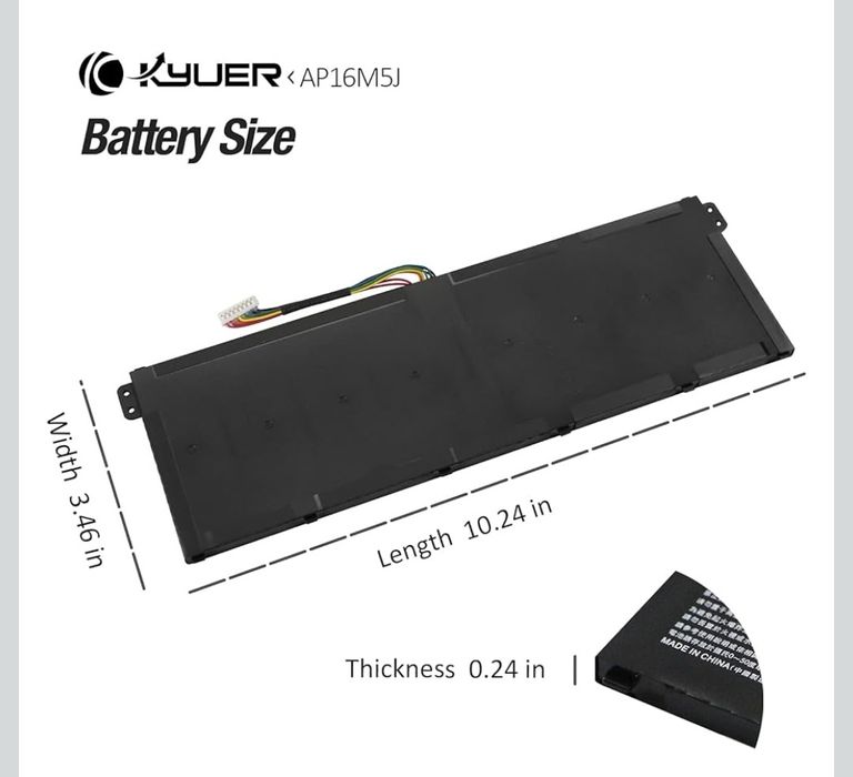 Bateria KYUER AP16M5J do Acer Aspire 1 3 A114 A315