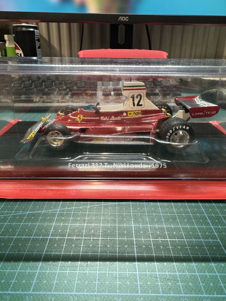 Ferrari 312 T Niki Lauda - 1975 - Legendy Ferrari F1. Skala 1:24