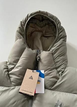 Пуховик Nike ACG 2XL, хакі найк асдж куртка, чоловічий пуховик асдж