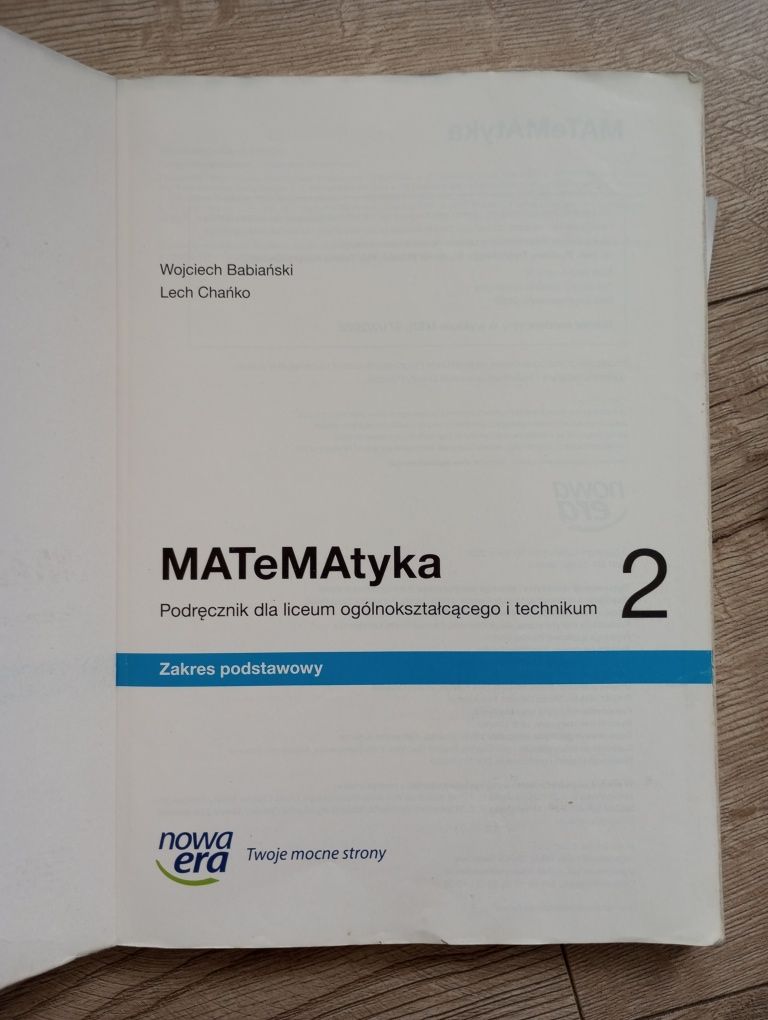 Matematyka 2 nowa era