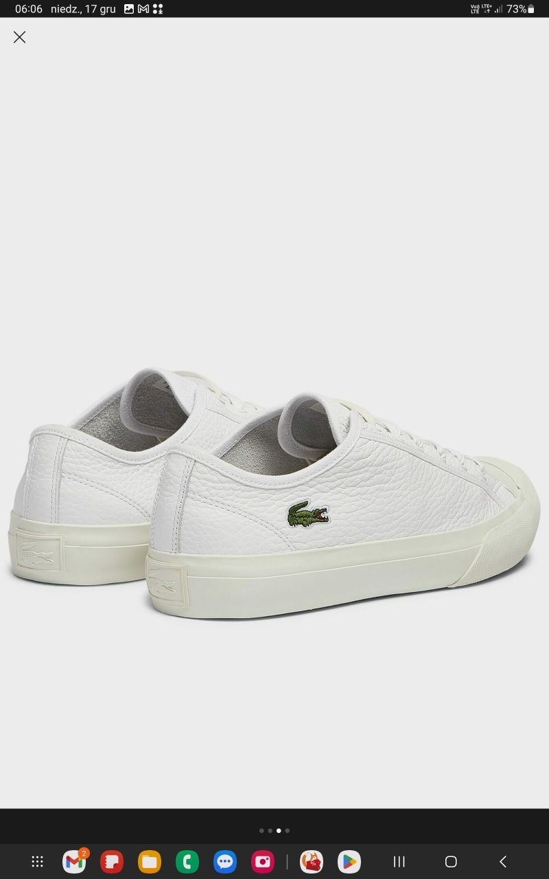 Buty skórzane Lacoste rozmiar 45