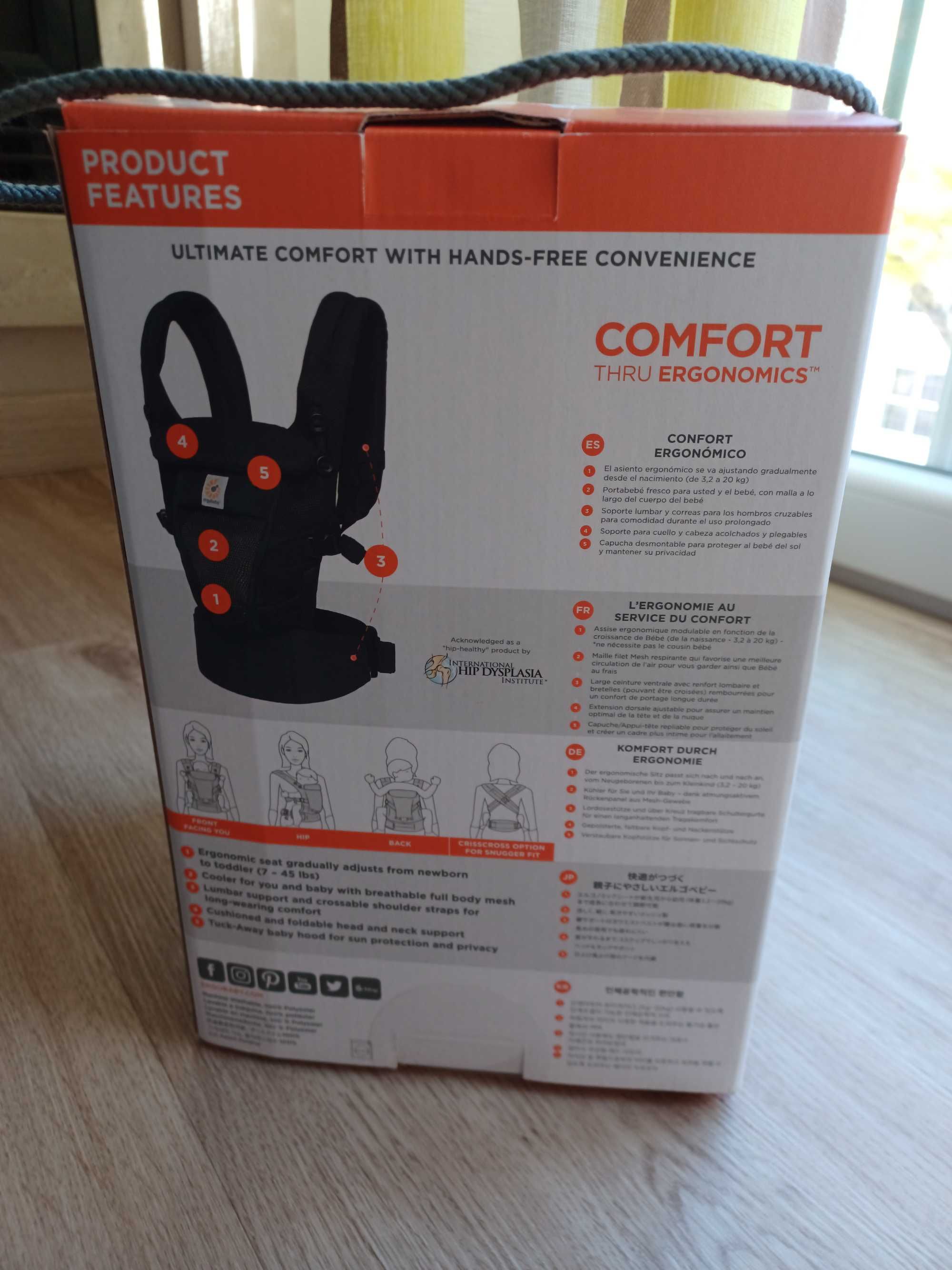 Ergobaby Mochila Adapt Preto