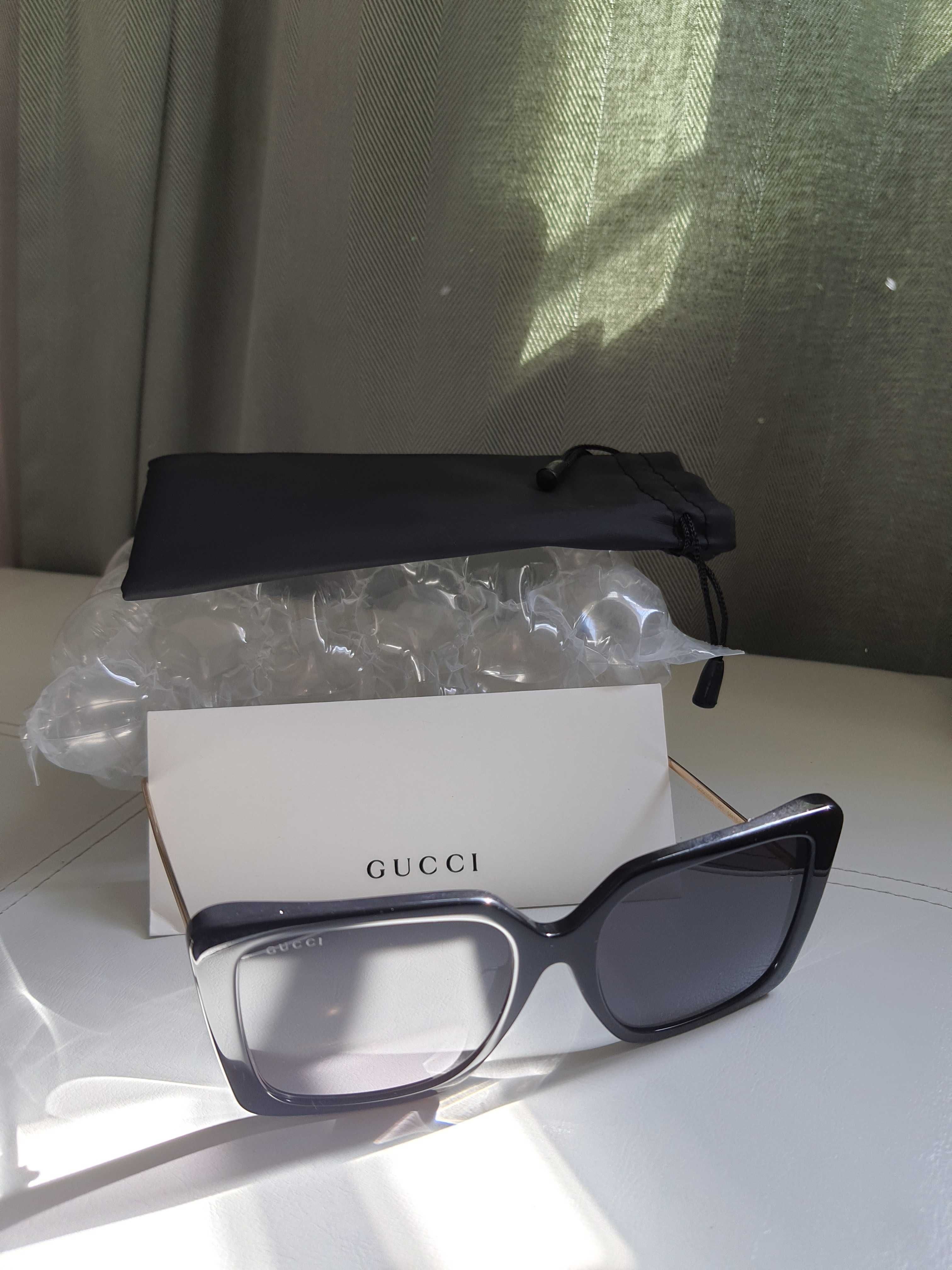 Okulary przeciwsloneczne Gucci, oryginalne, Gucci GG0435SA 001