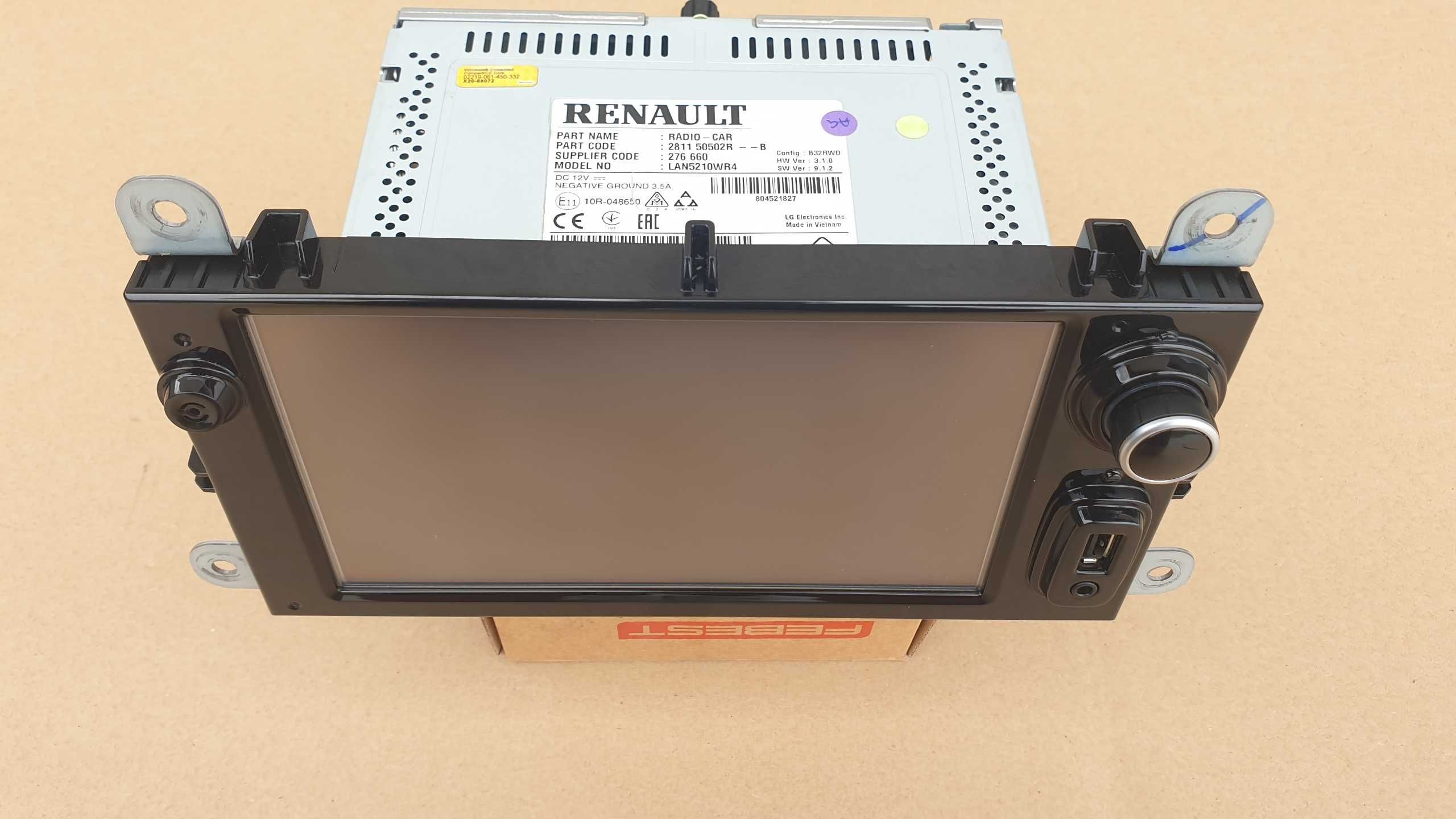 Wyświetlacz radio ekran nawigacja monitor Renault Clio IV 28115/0502R