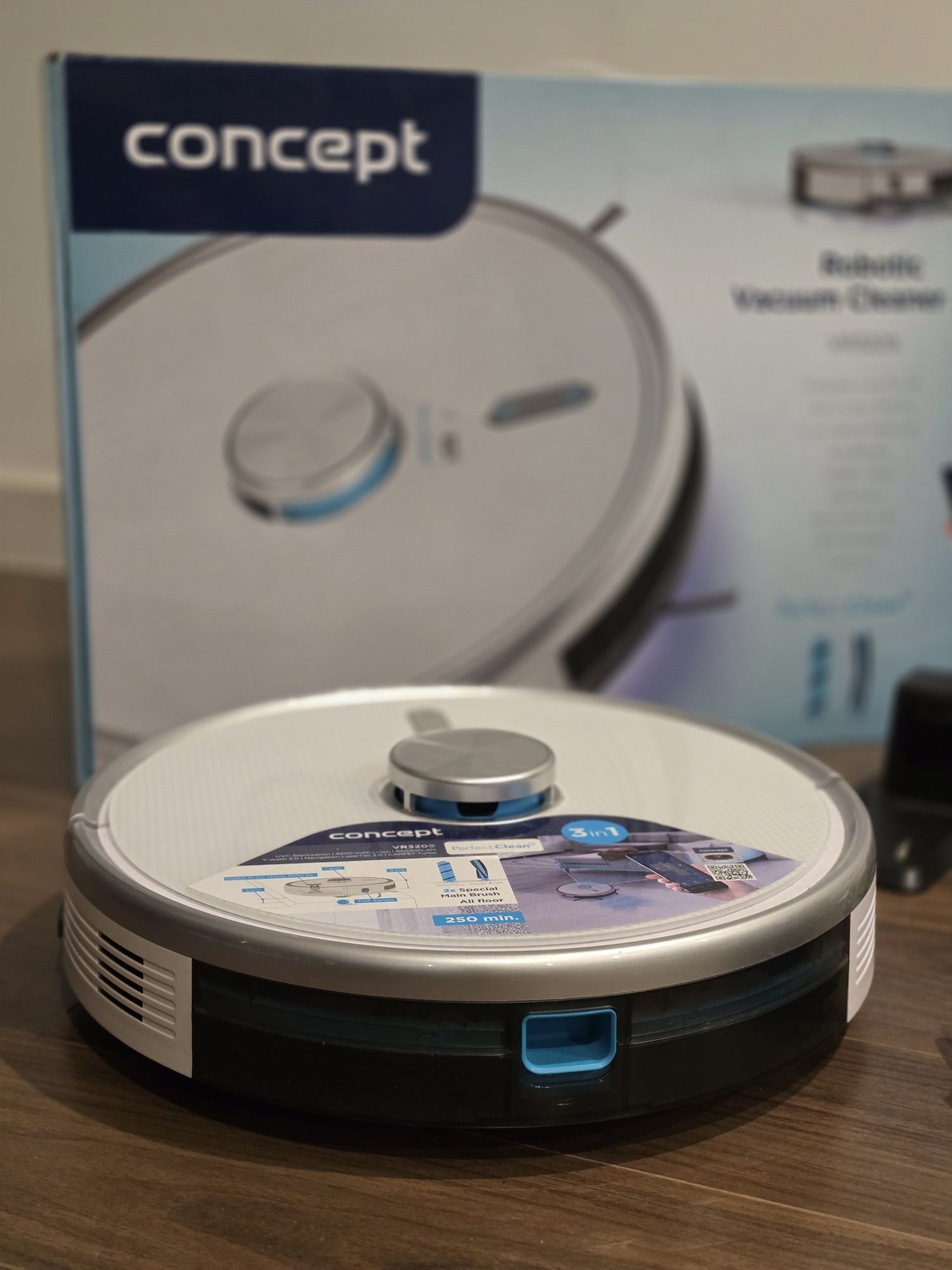 Robot sprzątający Concept VR3205 biały 3w1 – Super okazja!