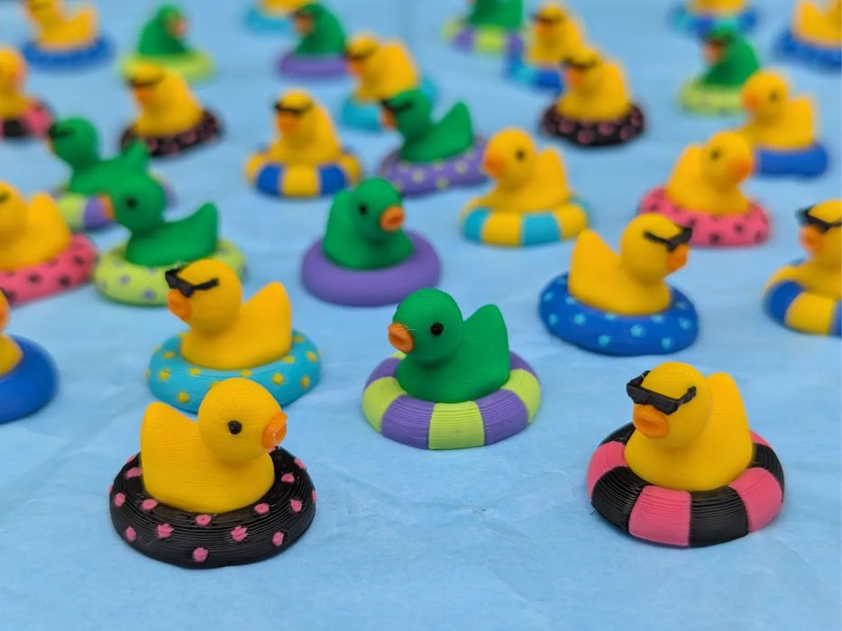 Patos de Borracha Pequenos para o Verão