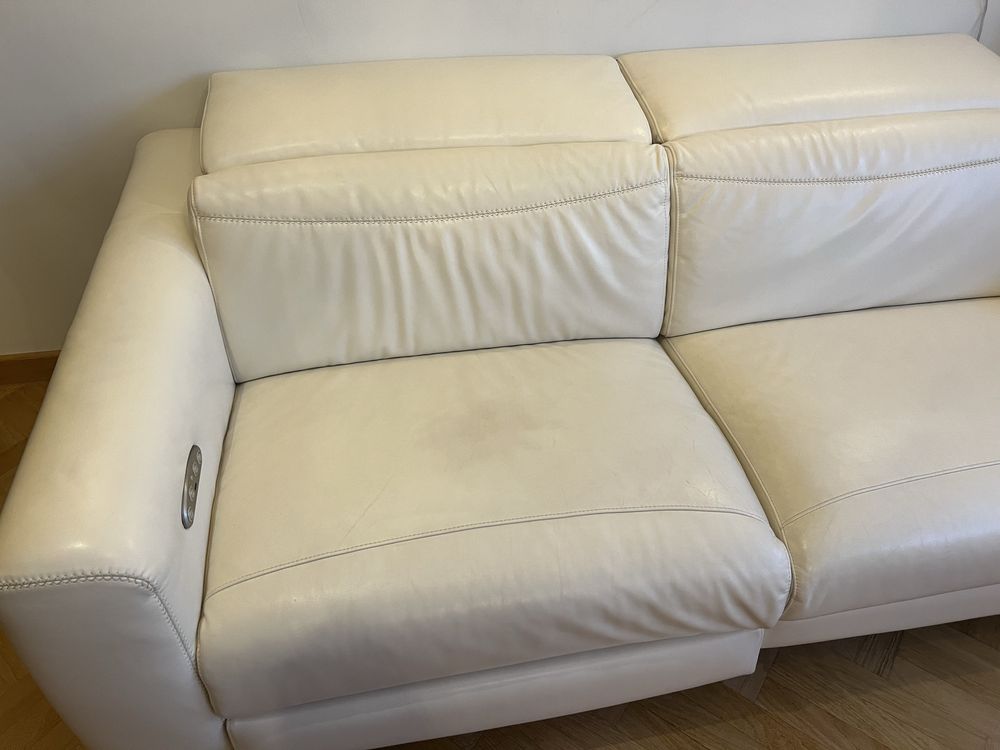 Sofa skórzana Kler z relaksem